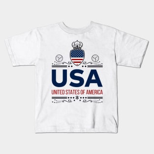 US SOCCER VINTAGE | CLASSIC SPORT EDITION Kids T-Shirt